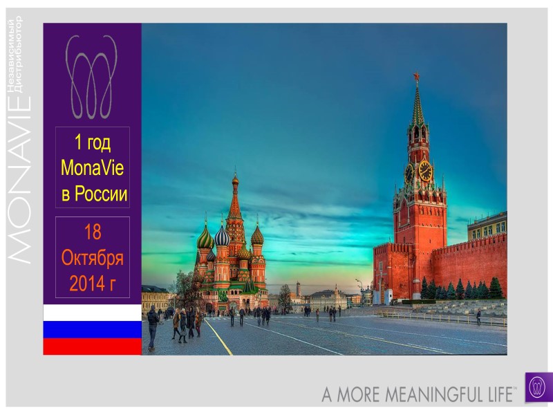 1 год MonaVie  в России 18 Октября 2014 г